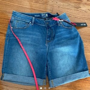 apt 9 jean shorts with tags bermuda mid rise